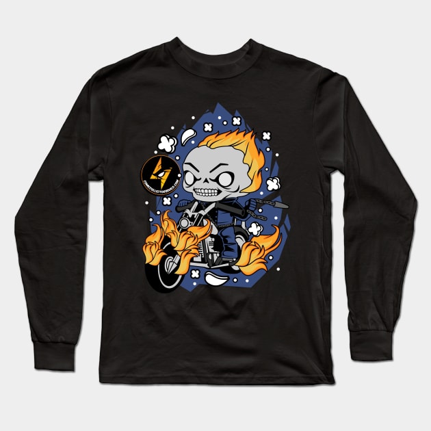 CCG Phantom Biker Long Sleeve T-Shirt by Comic Collectors Guild 